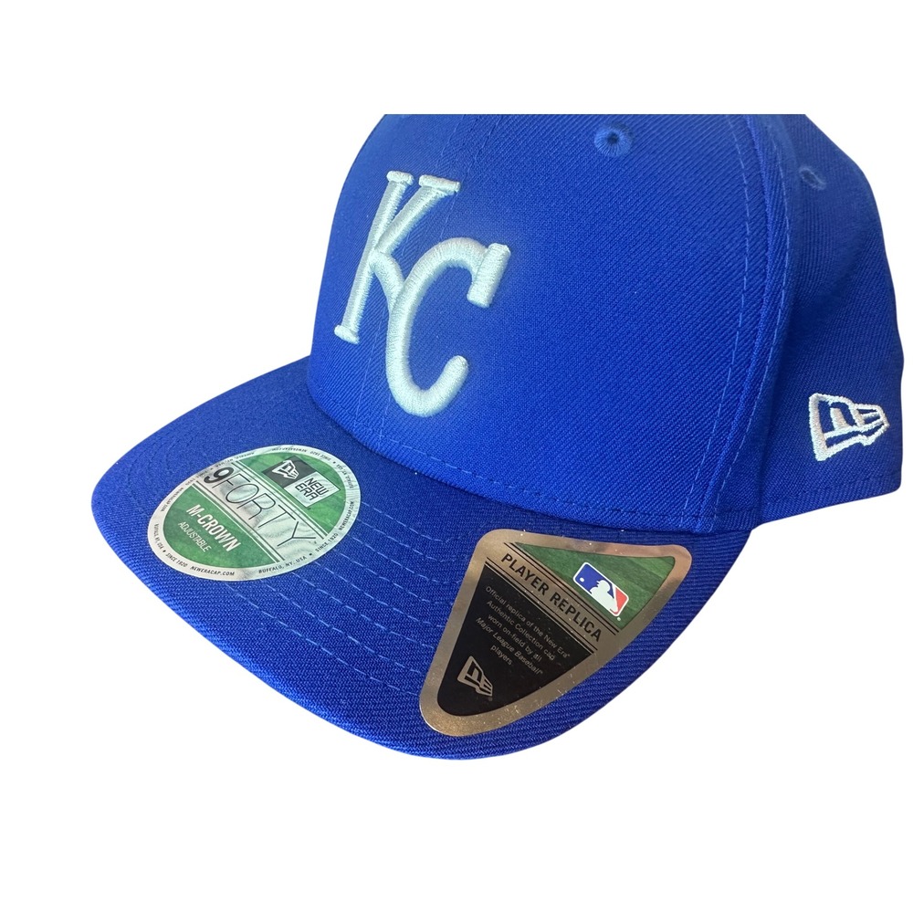 New Era 9FORTY M-Crown Kansas City Royals Hat Blue Player Replica 60646800